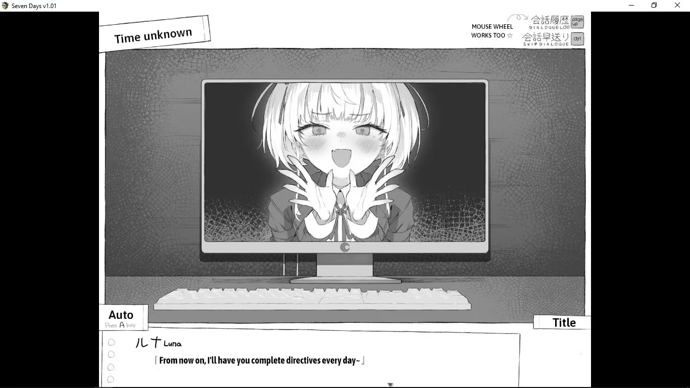 Seven Days: Living in Confinement with a Stranger High School Girl screenshot 2
